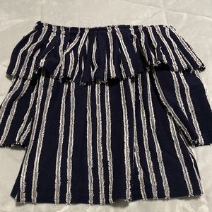 Banana Republic Off the Shoulder Ruffled Top